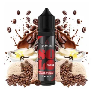 Solo Juice Coffee Vanilla Custard Cream 20ml (60ml) - Bombo